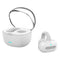Touch Bone Conduction Bluetooth Earphone with Charging Warehouse - Ear Clip Type - Grey