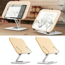 360-Degree Rotating Desktop Bookshelf With Tablet Stand