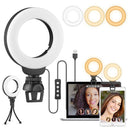 48Leds Laptop Camera Beauty Ring Light - Clip Set 4-Inch