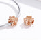 925 Sterling Silver Rose Gold Snowflake Beads For Diy Bracelets & Necklaces