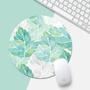22Cm Green Sunflower Pattern Mouse Pad