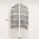 2-Pack Hanging Garment Storage Bags With Zipper - Clear