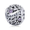 925 Sterling Silver Diy Birthstone Bracelet & Necklace Set February Style - February