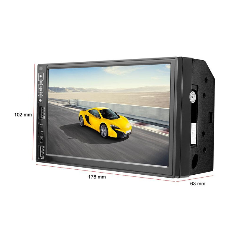 7 Inch Car Mp5 Player With Bluetooth / Fm Remote 4 Led Camera