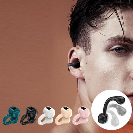 Waterproof Bluetooth Earphones with Ear Clip - M10