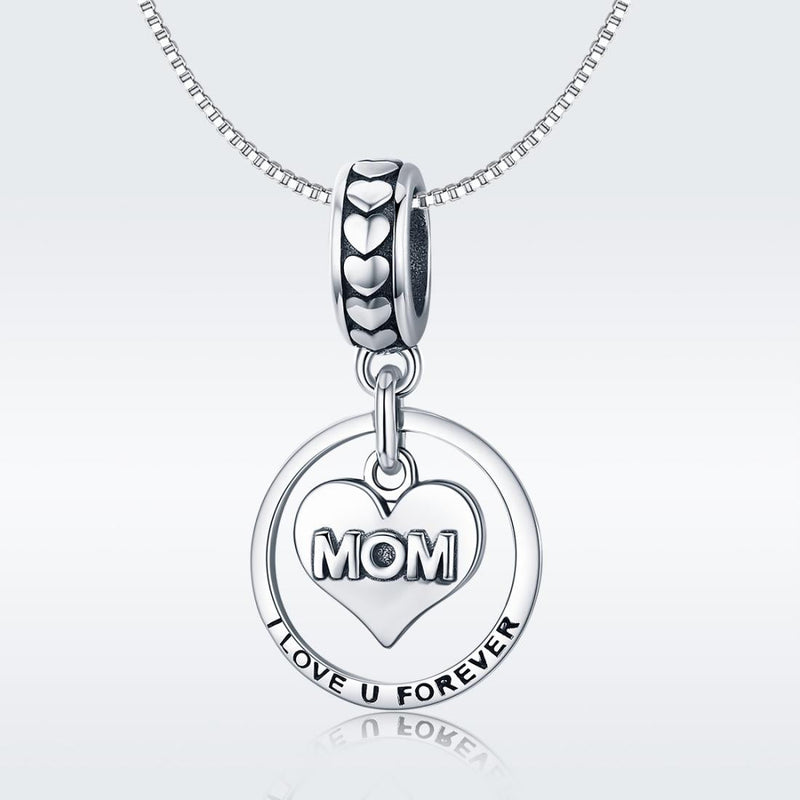 925 Sterling Silver Mothers Love Bead Bracelet Set Perfect For Mother'S Day Style - Bead + Necklace