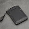 Ultra Thin Pull Out Card Holder Black Genuine Leather