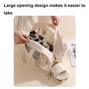 Beige Waterproof Beach Bag For Toiletries Cosmetics L For Swimming Travel - Beige With Shoe Warehouses