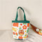 Cartoon Graffiti Bento Bag - Cute Canvas Handbag - Model 2 Green