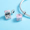 925 Sterling Silver Diy Romantic Beaded Bracelet