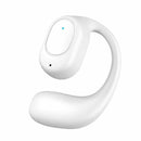 Wireless Bluetooth 5.2 Earphones with Noise Reduction Ear-mounted Design - White Without Accessories