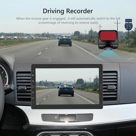 10.1 Inch Full Screen Car Mp5 Player With Wired Carplay - Standard + 4 Camera