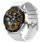1.35 Inch Smart Watch Bluetooth Calls Health Monitoring 150+ Sports Black - Silver Gray Silicone