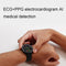 1.3 Inch Blue Silicone Heart Rate Smart Watch