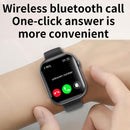 2.1 Inch Screen Smart Watch With Blood Sugar / Blood Oxygen Monitoring / Sos Alarm / 100+ Sports Modes - Black 3-Bead Steel - Black Pink