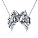 925 Sterling Silver Angel Wing Beads For Diy Bracelet Bead+Chain Style - Bead + Chain