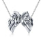 925 Sterling Silver Angel Wing Beads For Diy Bracelet Bead+Chain Style - Bead + Chain