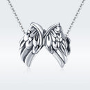 925 Sterling Silver Angel Wing Beads For Diy Bracelet Bead+Chain Style - Bead + Chain