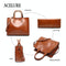 Leather Women Tote Bag For Casual Shoulder Carry