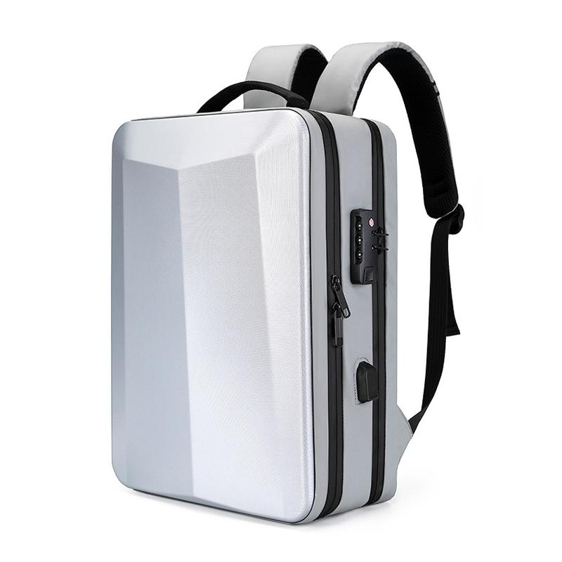 15.6 Silver Hard Shell Gaming Backpack