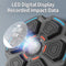 Adjustable 9-Speed Bluetooth Music Boxing Machine With Lights - Black - Light Gray