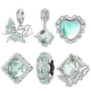 925 Sterling Silver Natural Butterfly Pendant For Diy Bracelets Bsc649 Style - Butterfly