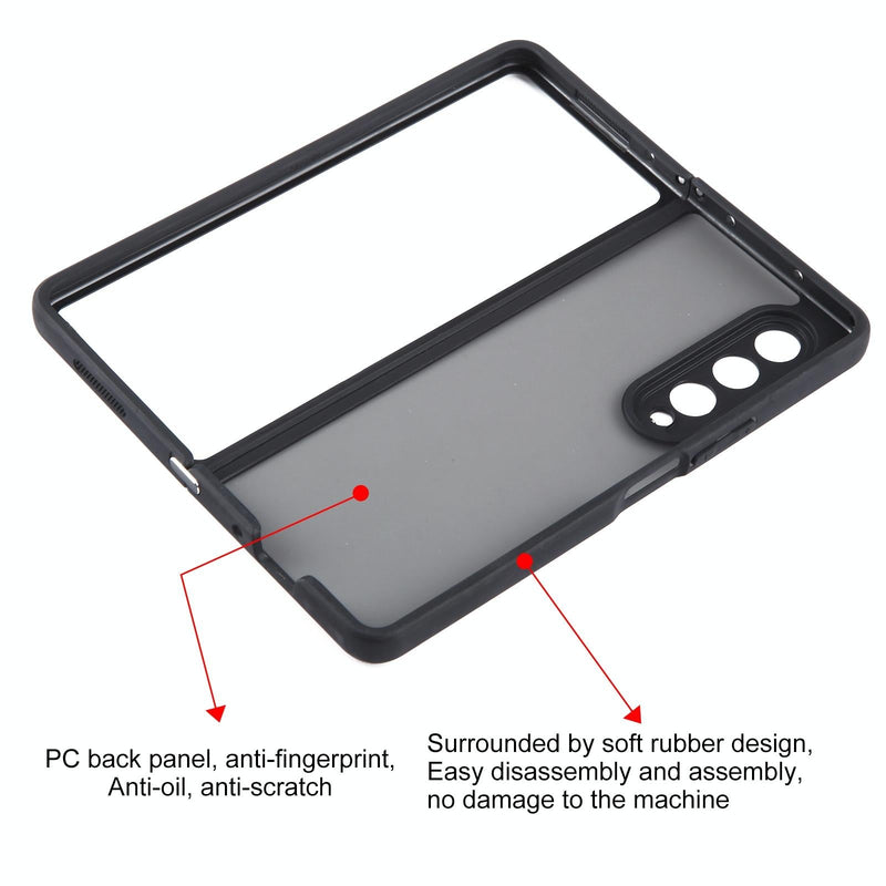 For Samsung Galaxy Z Fold4 5G Matte Tpu Pc Case