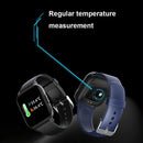 1.69 Inch Waterproof Smart Watch With Health Monitoring & Body Temp Detection Pink