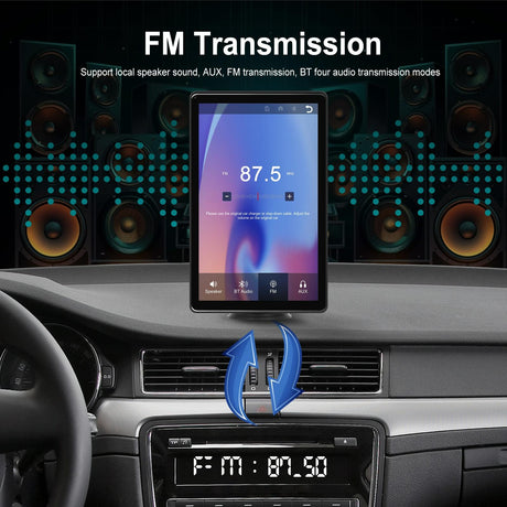 8 Inch Full Touch Car Screen Player - Horizontal / Vertical Carplay / Android Auto - With Camera