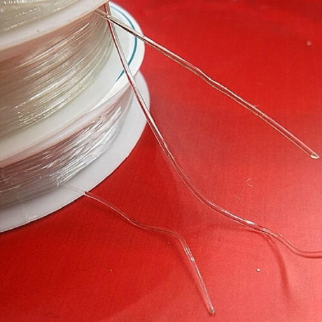 5 Transparent Fishing Line Elastic Wire Rope 0.6Mm Diy Jewelry Material