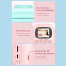 Hd Cartoon Kids Camera With Rotating Lens - Pink 16G