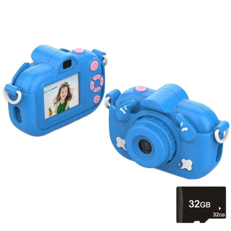 2.0-Inch 4X Zoom Hd Digital Camera For Kids - Blue