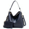 Adjustable Leather Tote With Multiple Compartments - Large Capacity