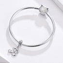 925 Sterling Silver Letter Pendant For Diy Bracelet Or Necklace Style - L