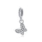 925 Sterling Silver Butterfly Pendant For Bracelet Or Necklace