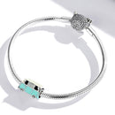 925 Sterling Silver Mini Bus Beads For Diy Bracelets & Necklaces
