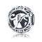 925 Sterling Silver 26 English Letter Beads For Diy Bracelets & Necklaces Style - V