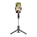 Bluetooth Remote Selfie Stick With Detachable Fill Light And Tripod