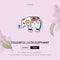 925 Sterling Silver Colorful Elephant Beads For Diy Bracelets & Necklaces
