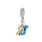 925 Sterling Silver Mermaid Charm For Diy Bracelet