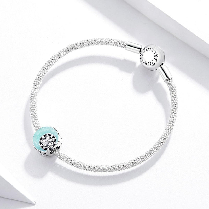 925 Sterling Silver Night Sky Beads For Diy Bracelets & Necklaces