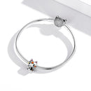 925 Sterling Silver Lucky Cat Bead For Diy Bracelet Or Necklace