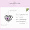 925 Sterling Silver Retro Flower Heart Beads For Diy Bracelets & Necklaces