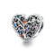 925 Sterling Silver Tree Of Life Zircon Bead Bracelet / Necklace Set