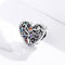 925 Sterling Silver Tree Of Life Zircon Bead Bracelet / Necklace Set