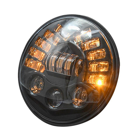 7 Inch Car Matrix Gradient Led Headlight Lamps For Jeep Wrangler