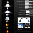 7 Inch Car Matrix Gradient Led Headlight Lamps For Jeep Wrangler