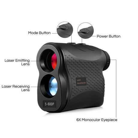 600M Handheld Golf Laser Distance Measuring Telescope