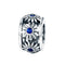 925 Sterling Silver Blue Daisy Spacer For Bracelet