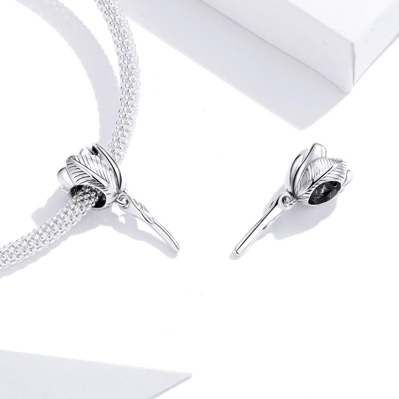 925 Sterling Silver Tulip Beads For Diy Bracelets & Necklaces